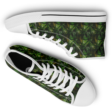 Chokefish™ Urban Peak Retro High Tops-Cannabis-002